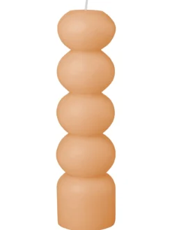 BOUGIE BOULE JAUNE 5.4X20CM