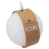 BOUGIE BOULE LED MOLIA BLANC D.10CM