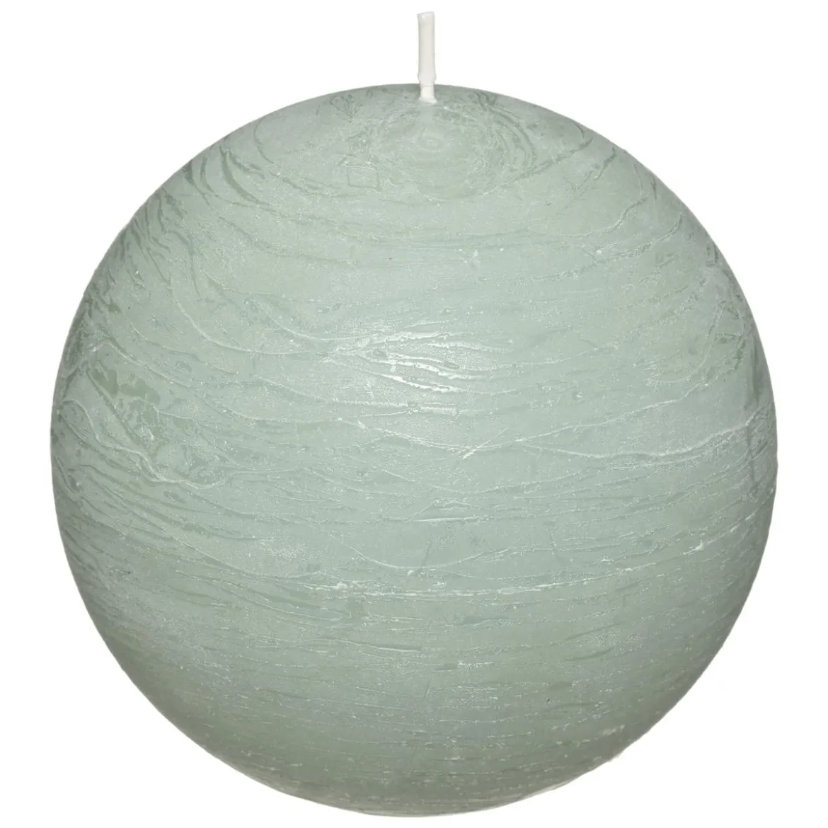 BOUGIE BOULE RUSTIC EUCALYPTUS D.10CM