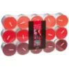 BOUGIE CHAUFFE PLAT PARFUMEE FRUIT ROUGE X30 PIECES