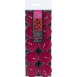 BOUGIE CHAUFFE PLAT PARFUMEE FRAMBOISE X10 PIECES