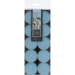 BOUGIE CHAUFFE PLAT PARFUMEE FLEUR TIARE X10 PIECES