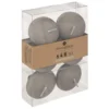 BOUGIE FLOTTANTE HUGO TAUPE D.4.5CM X6 PIECES
