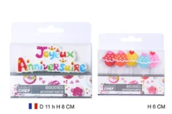 BOUGIE JOYEUX ANNIVERSAIRE OU CUPCAKE
