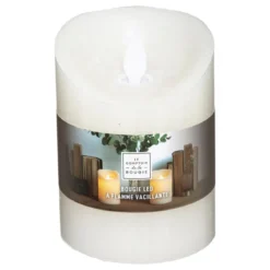 BOUGIE LED BLANC CASSE 205G