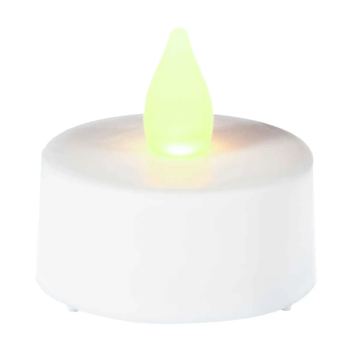 BOUGIE LED CHAUFFE PLAT BLANC D.3.8X16CM