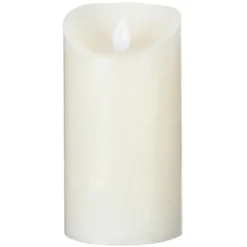 BOUGIE LED RONDE BLANC CHAUD H.20CM