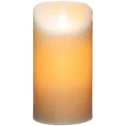 BOUGIE LED RONDE BLANC CHAUD H.20CM