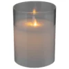 BOUGIE LED VERRE SENA D.7.5X10CM