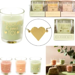 BOUGIE PARFUMEE BIJOU POUR ELLE H.6.5CM