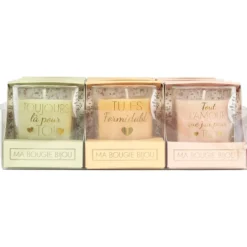 BOUGIE PARFUMEE BIJOU POUR ELLE H.6.5CM
