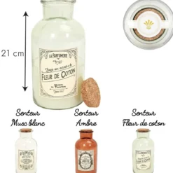 BOUGIE PARFUMEE MAISON TRADITION H.21CM
