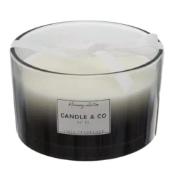 BOUGIE PARFUMEE 3 MECHES NOIR HARMONY D13CM