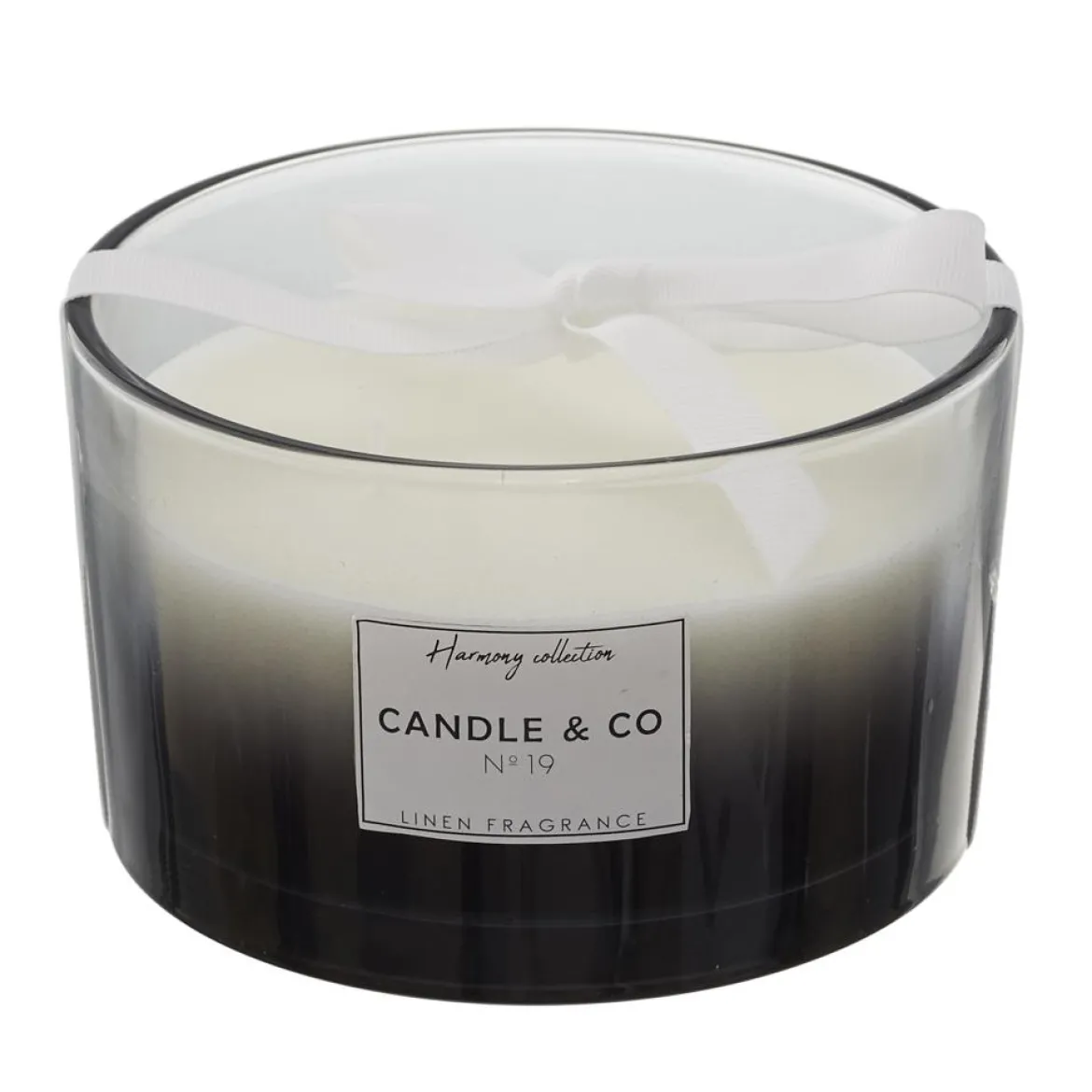 BOUGIE PARFUMEE 3 MECHES NOIR HARMONY D13CM