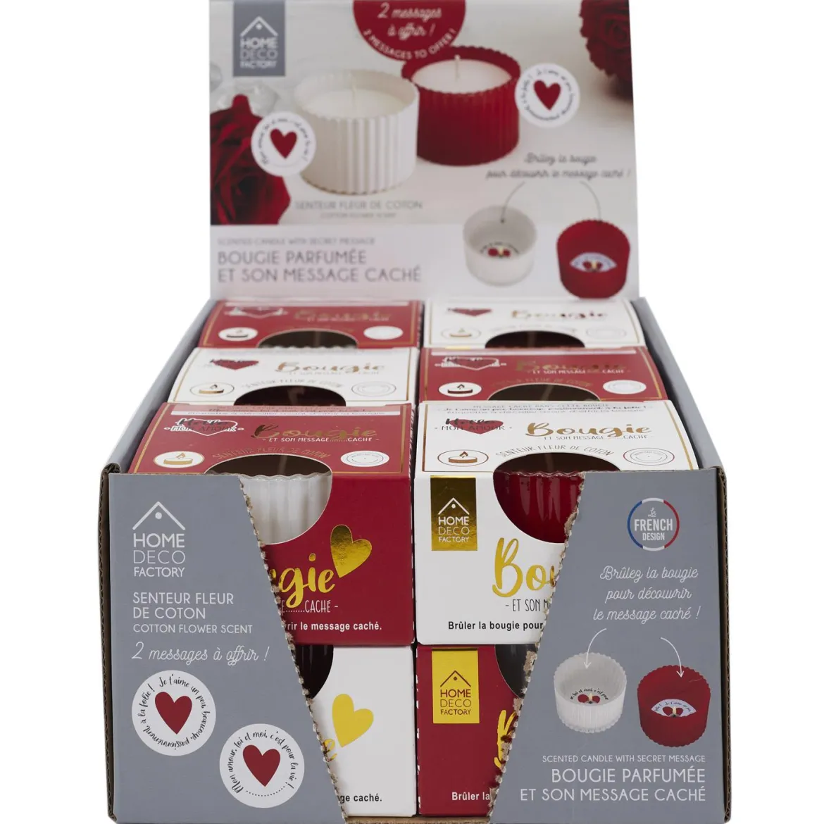 BOUGIE PARFUMEE MESSAGE SECRET AMOUR