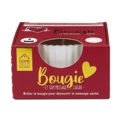 BOUGIE PARFUMEE MESSAGE SECRET AMOUR