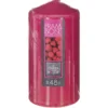 BOUGIE PARFUMEE RONDE 395G FRAMBOISE 7X14CM