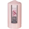 BOUGIE PARFUMEE RONDE 395G ROSE 7X14CM