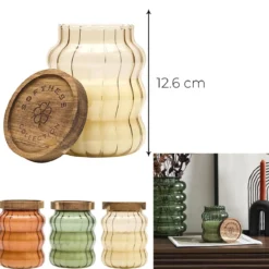 BOUGIE PARFUMEE SOFTNESS H.12.6CM