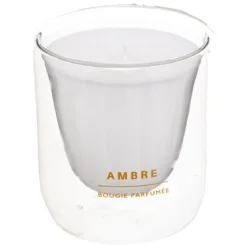 BOUGIE PARFUMEE VERRE AMBRE ILAN 130G