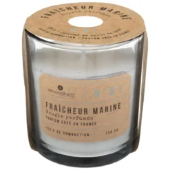 BOUGIE PARFUMEE VERRE ANTI ODEUR SALLE DE BAIN 130G
