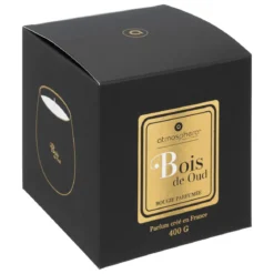 BOUGIE PARFUMEE VERRE ARLO BOIS 400G