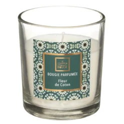 BOUGIE PARFUMEE VERRE COTON NEDA 110G