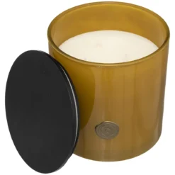 BOUGIE PARFUMEE VERRE ENZO VANILLE 1200G