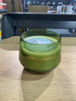 BOUGIE PARFUMEE VERRE GLOWY ORCHIDEE 300G