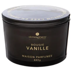 BOUGIE PARFUMEE VERRE GLOWY VANILLE 440G