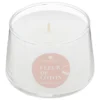 BOUGIE PARFUMEE VERRE IZOR FLEUR DE COTON 110G