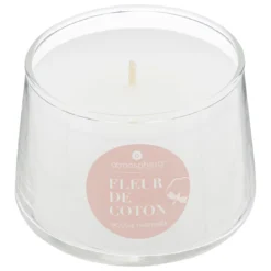 BOUGIE PARFUMEE VERRE IZOR FLEUR DE COTON 110G