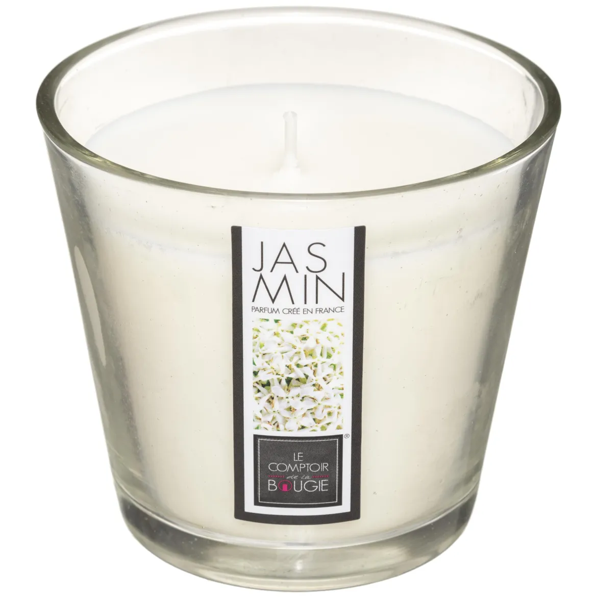 BOUGIE PARFUMEE VERRE JASMIN NINA 190G