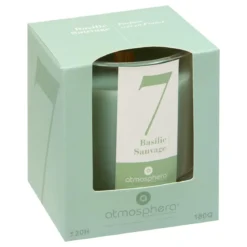 BOUGIE PARFUMEE VERRE NUMIA BASILIC 180G