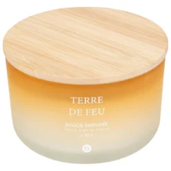 BOUGIE PARFUMEE VERRE SANA TERRE FEU 420G