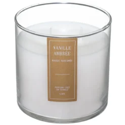 BOUGIE PARFUMEE VERRE SILI ROSE 430G