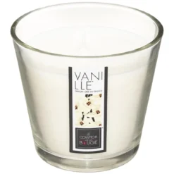 BOUGIE PARFUMEE VERRE VANILLE NINA 190G