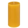 BOUGIE RONDE HUGO JAUNE 7X13CM