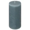 BOUGIE RONDE OLIA BLEU ORAGE D.6.8X14CM