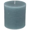 BOUGIE RONDE OLIA BLEU ORAGE D.6.7X7CM