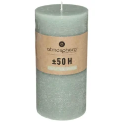 BOUGIE RONDE RUSTIC EUCALYPTUS 6.8X14CM
