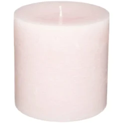 BOUGIE RONDE RUSTIC ROSE 10X10CM