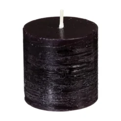BOUGIE VOTIVE OLIA NOIR D.4.5CM X4 PIECES