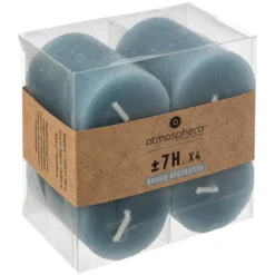 BOUGIE VOTIVE OLIA ORAGE D.4.5CM X4 PIECES