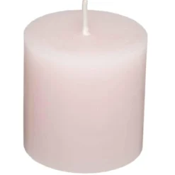 BOUGIE VOTIVE OLIA ROSE CLAIR D.4.5CM X4 PIECES
