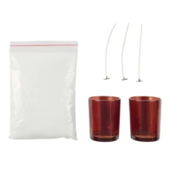 BOUGIE X2 COFFRET A CONFECTIONNER CIRE SOJA