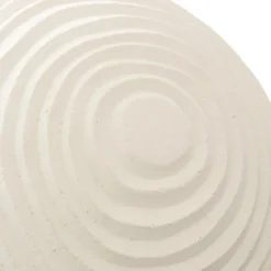 BOULE DECO EXTERIEUR BILI BLANC D.34CM