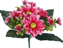 BOUQUET BUISSON MARGUERITES H22CM