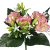 BOUQUET BUISSON ROSETTES H25CM