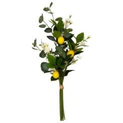 BOUQUET CITRONS GILDA FRUITS ET FLEURS H.64CM